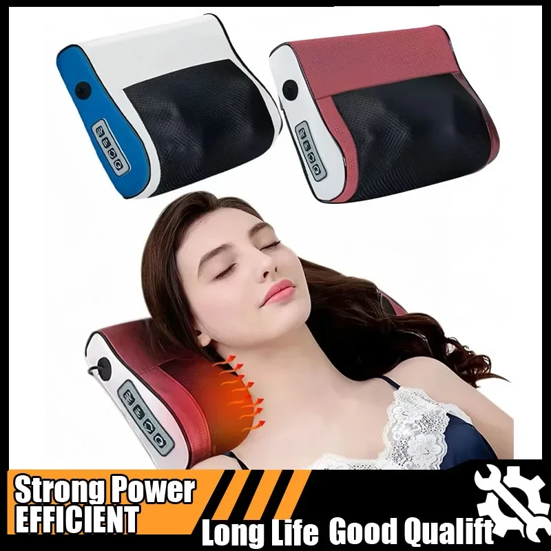 

Многофункциональный массажер для шеи и плеч, бытовой инструмент для разминания шеи и спины с 6-регулируемым массажем с горячим компрессом