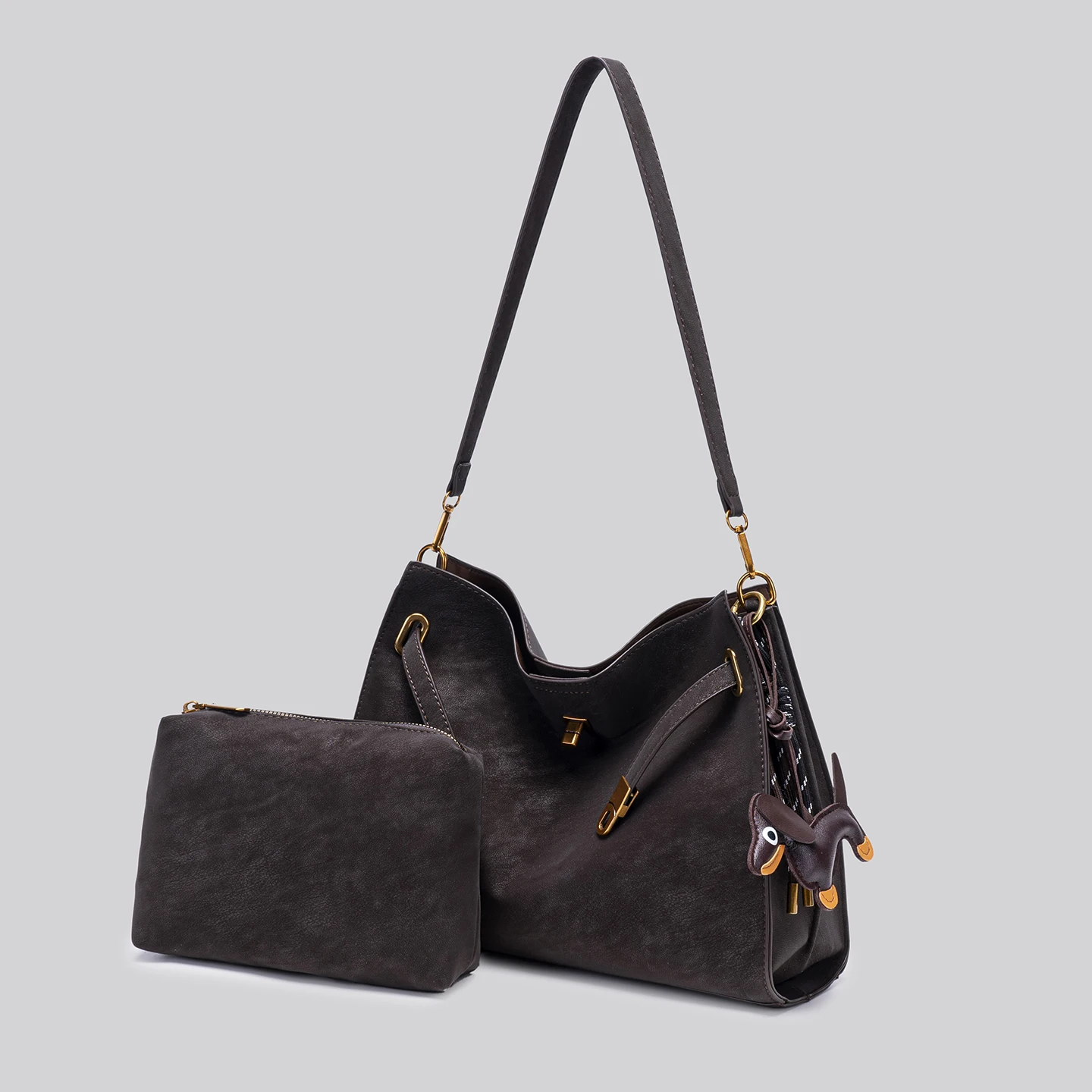 

Ladies' handbag, large-capacity multi-functional crossbody bag, PU leather, and durable, commuting single-shoulder c