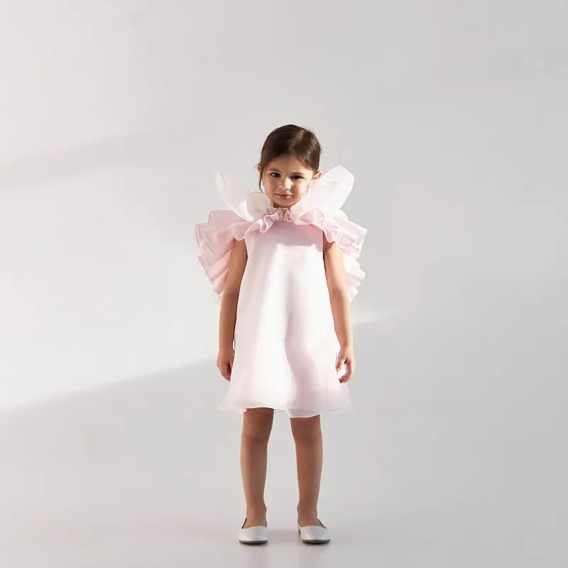 Fashion Baby Girl Princess Ruffled Tutu Dress Infant Toddler Teen Child Vestido Party Birthday Wedding Baby Clothes 1-12Y