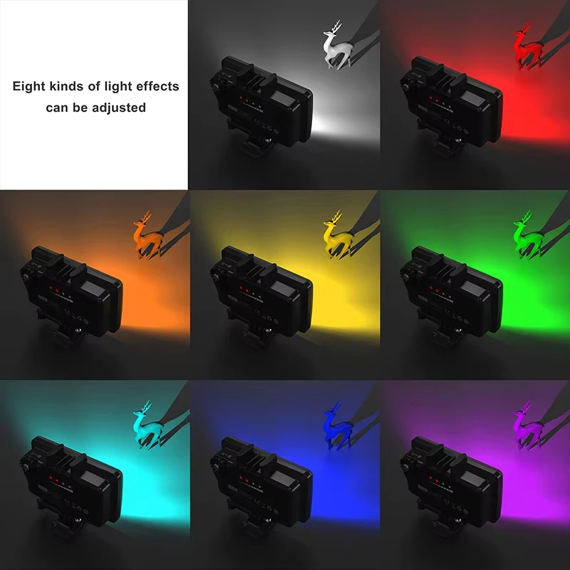 Ultra Jasna 50M Wodoodporna Podwodna Lampa Błyskowa RGB Dużej Mocy do Kamer Gopro Canon SLR, Lampa Wypełniająca, Światła do Filmowania Nurkowania, Uchwyt — zdjęcie produktu 6