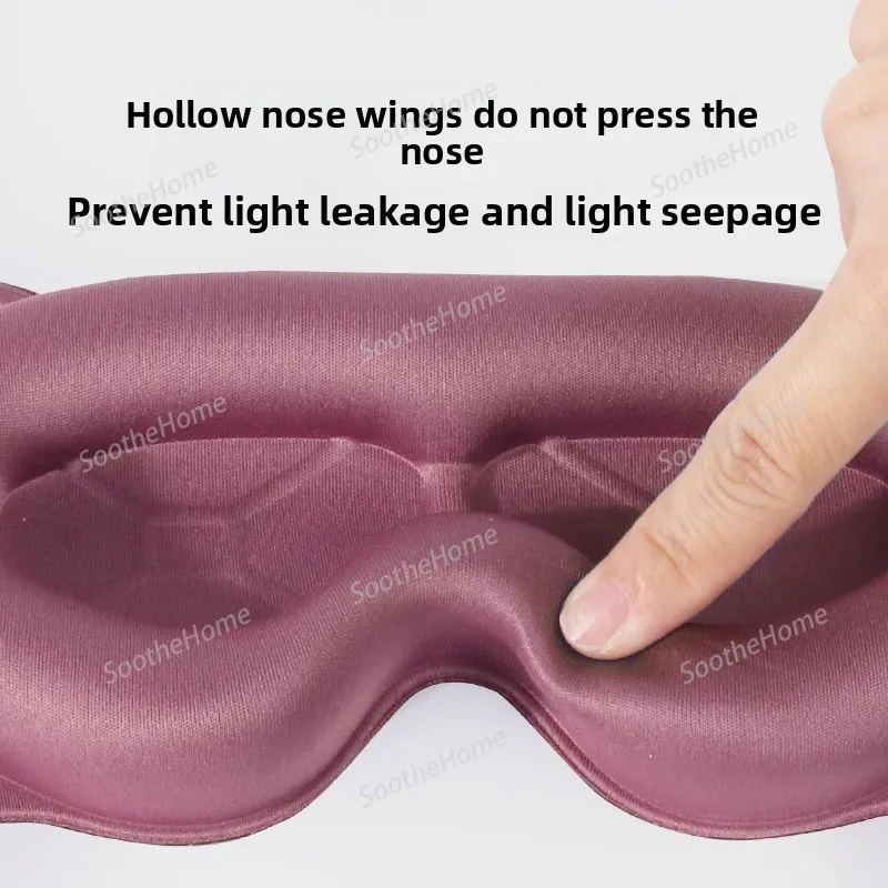 Fully Light-blocking Eye Mask, Specially Designed for Sleep, Breathable and Comfortable, No Eye Pressure for Both Men and Women