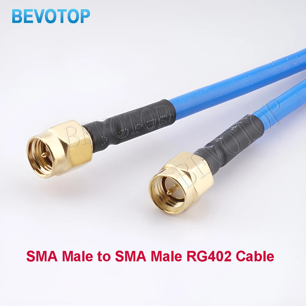 SMA/Male/to/SMA/Male/Plug/Connector/RG402/RG-402/Semi/Flexible/Coaxial/Cable/0.141