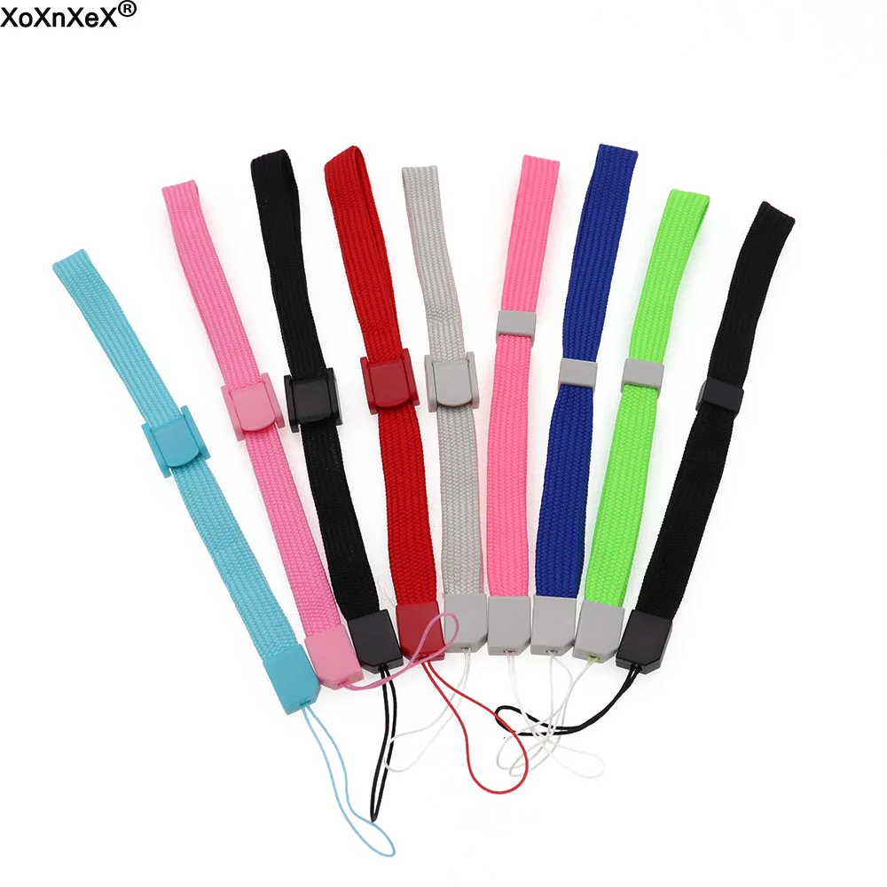 10Pcs Einstellbare Handgelenk Hand Strap Für Telefon Kamera USB MP3 Kamera Strap Lanyard Seil Hand Strap Für Wii U PSV PSP PS5 Schalter GBC