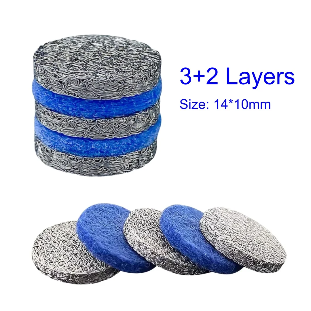 Hochdruckschaumpistole Mesh Tablet Foam Richer Maker 14 * 10 mm Universal 3 Schichten Auto Schaumwäsche Ersatzschaumgenerator