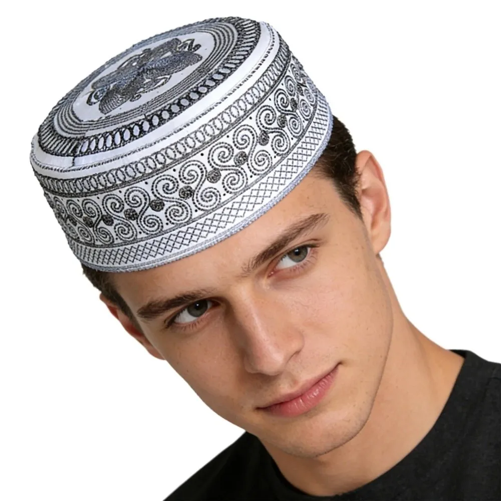 

Религиозная одежда: Традиционная мусульманская шапка, круглая, дышащая, для молитв, тонкая, удобная, с вышивкой, еврейская шапка, для повседневной носки