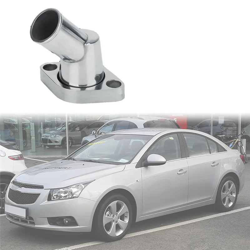 45-Grad-Wasserhals-Thermostatgehäuse für Chevy SBC BBC 283 302 305 327 350 400 396 427 mit Schrauben und Dichtungsring