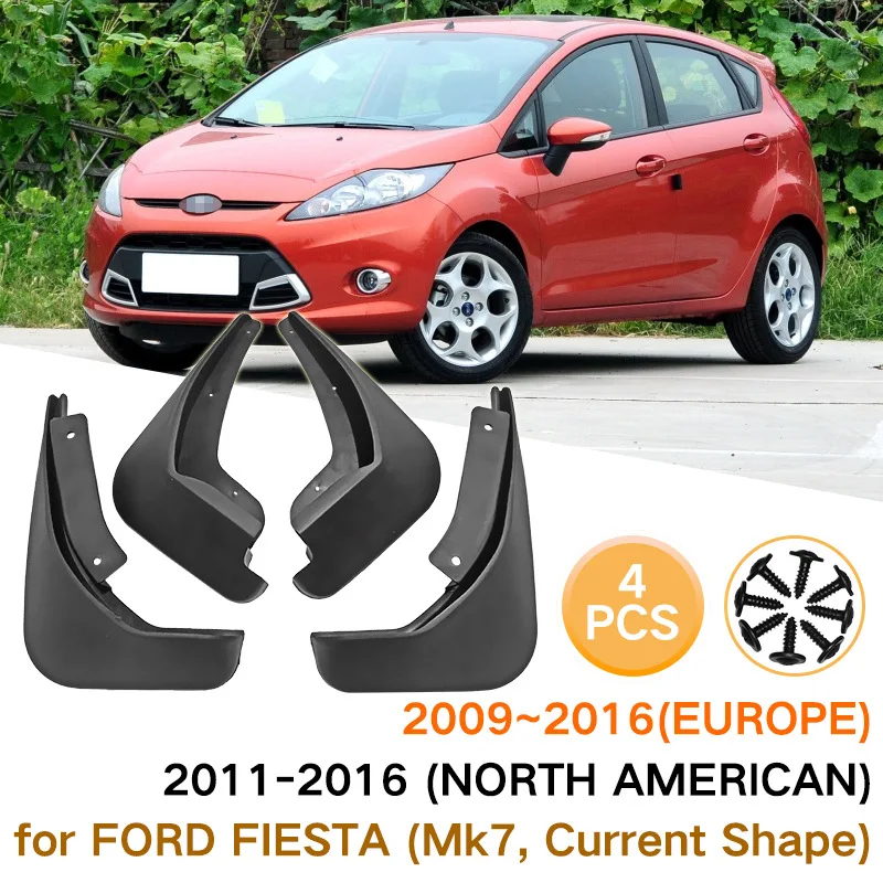 

Suitable for Ford Fiesta FIESTA two-compartment foreign trade cross-border fender car tire soft rubber fender tile