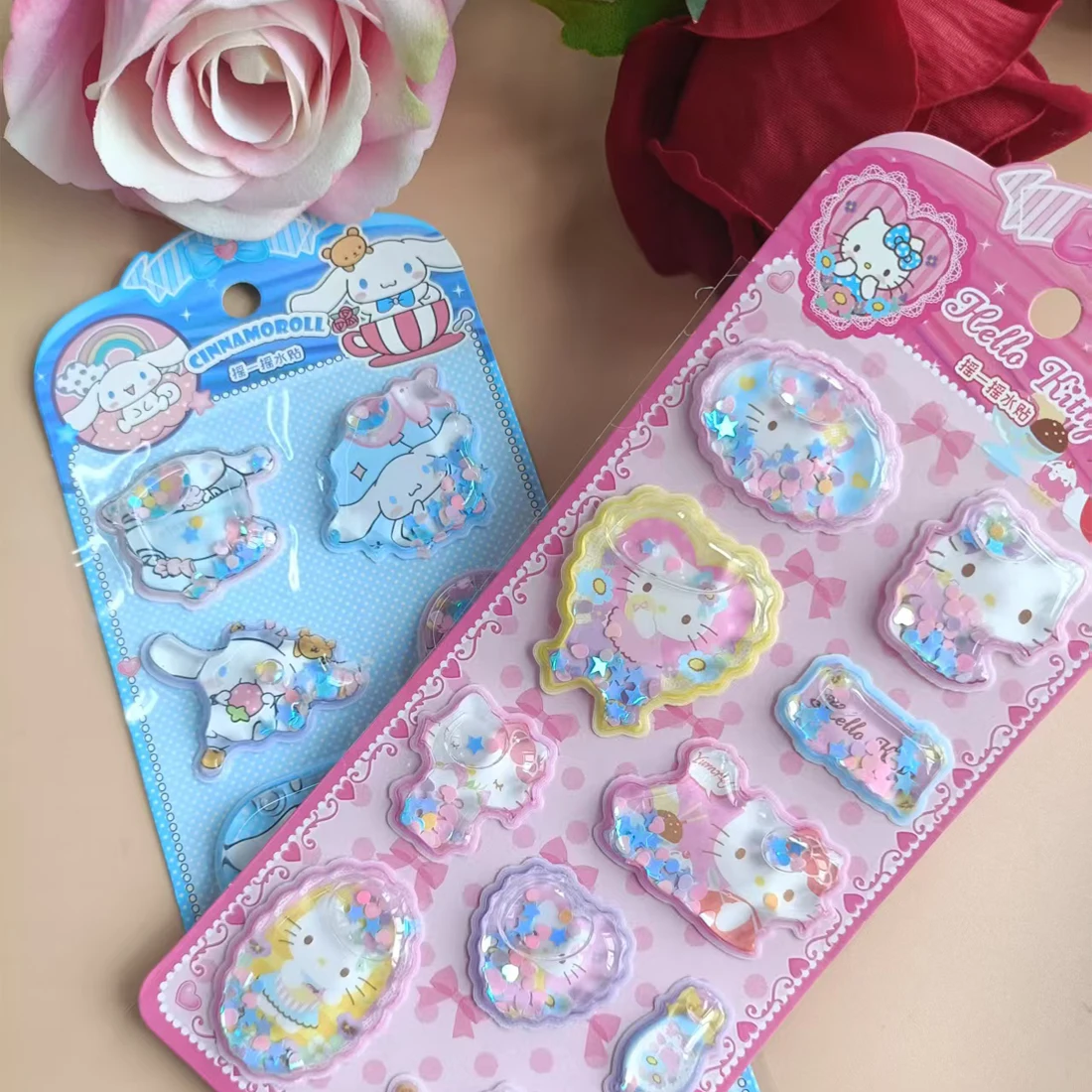 @ Sanrio Water Flash Stickers Hello Katie Laptop Telefoonhoesje Stickers Briefpapier Kinderspeelgoed Stickers Kerstcadeaus