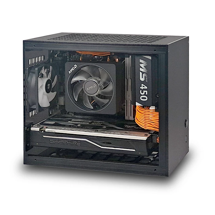 2025new GEEEK N501 new A4 SFX ITX mini transparent chassis