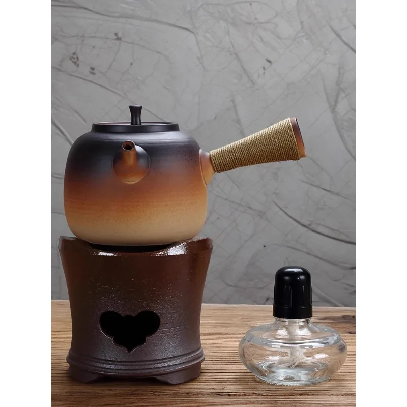 Ceramic side handle teapot kettle set clay pot black and white tea boiling tea stove electric ceramic stove for cooking tea cera