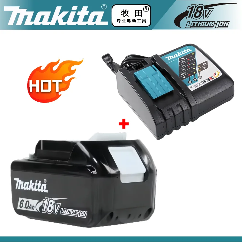 

【FAST DELIVERY】100% Original Makita 18V Battery， Rechargeable Li-ion Battery, for Makita 18V BL1830 BL1840 BL1850 BL1860 battery