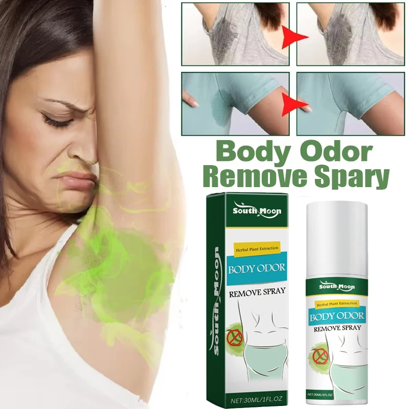 Body Odor Remove Spray Underarm Bad Smell Sweating Removal Armpit Refreshing Antiperspirant Lasting Aroma Deodorant Body Care