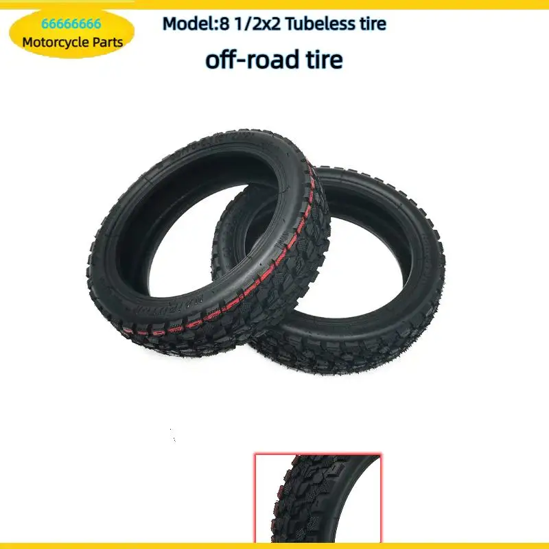 8.5 Inch 50/75-6.1 Off Road Tubeless Tire 8 1/2x2 tubeless tire for Xiaomi Electric Scooter  Anti-slip Wheel Tyre
