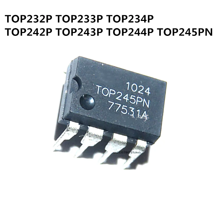 Original 5PCS/ TOP232P TOP233P TOP234P TOP242P TOP243P TOP244P TOP245PN DIP