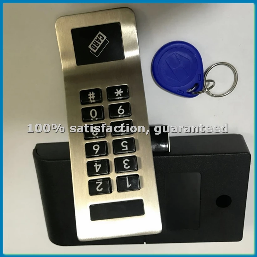 

Электронный кодовый замок для дверцы шкафа из нержавеющей стали с RFID и цифровой панелью для ввода пароля, с ручкой-выдвижкой PULLER-ABVK