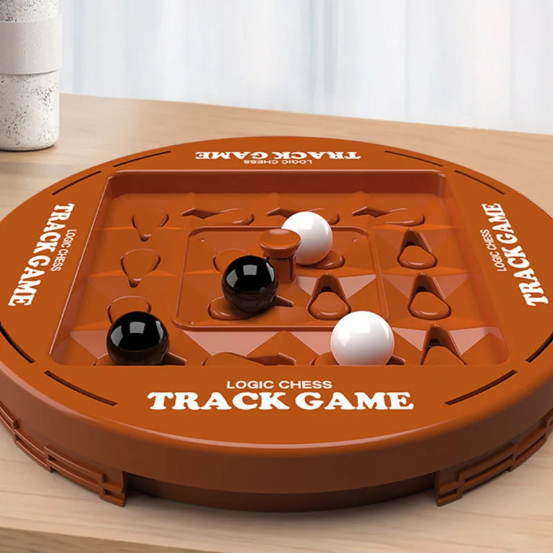 Schachspiel, lustiges Tisch-Orbitallogik-Schachbrettspiel, Track-Logik-Brett, Strategiespiel für Kinder und Erwachsene, Familien-Partyspiele