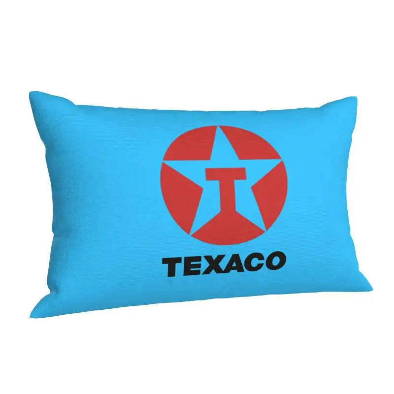 Custom Luxury Texaco Bed Cushion Cover Soft Pillow Case Rectangle