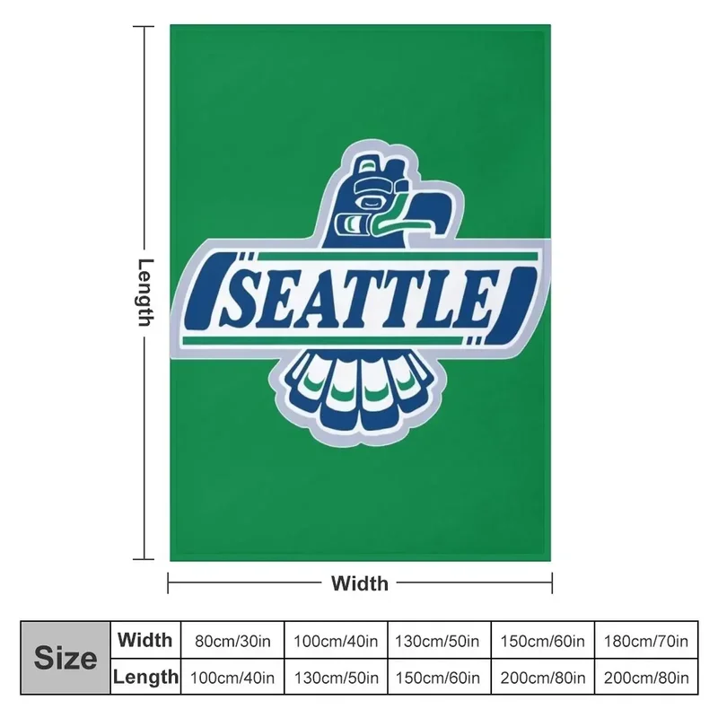 Seattle Thunderbirds Throw Blanket Comforter Kid'S Sleeping Bag Blankets