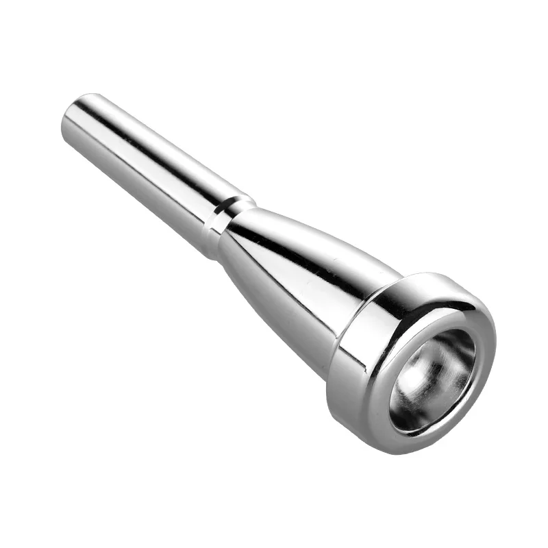 Petite trompette plaquée or 7C pour groupe d'étudiant, embout de trompette pour débutant à l'école, accessoire pour instrument de musique, embout universel permettant d'économiser du travail en forme