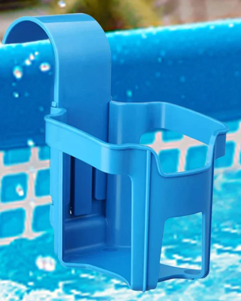 Sturdy Pool Drink Holder Poolside Cup Holder Outdoor Pool Cup Holder Beer Rack for Above Ground Pools Pool Spa Accessories