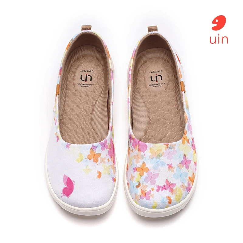 

UIN NEW fashion retro sports art Women casual sneakers travel shoes Black Pearl Exotic Style Women Canvas Shoes