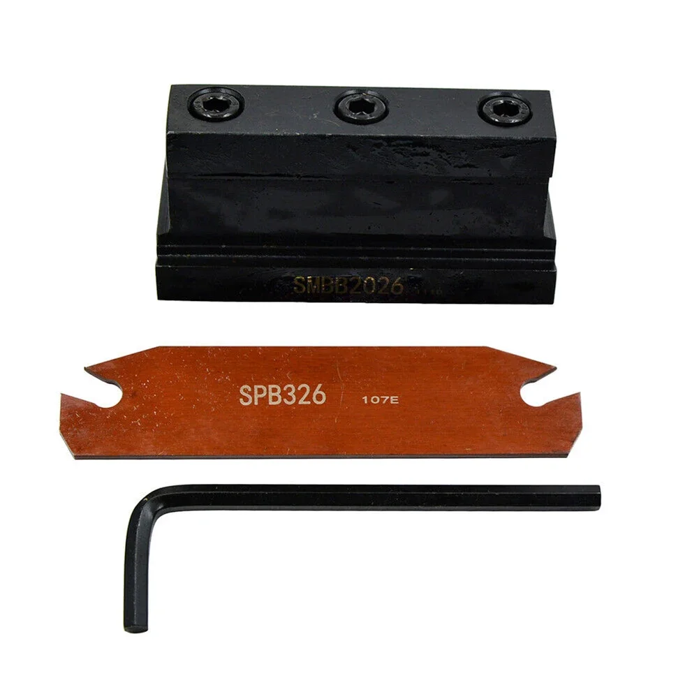 Optimal Precision with SPB326 SPB263mm Grooving Parting Blade, Compatible with SMBB2026 Cut Off Block Tool Holder