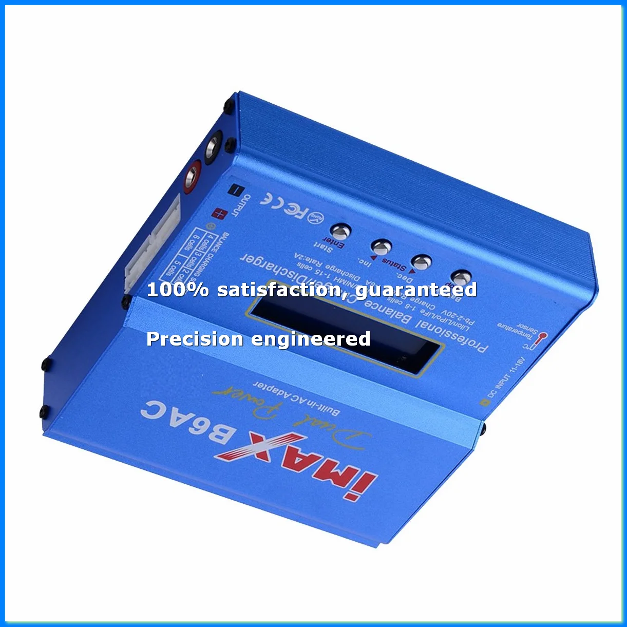 

For B6AC 80W RC Balance Charger+ Cable Digital Li-Ion LiFe Nimh Nicd PB Lipo Battery Discharger EU Plug-SPMI