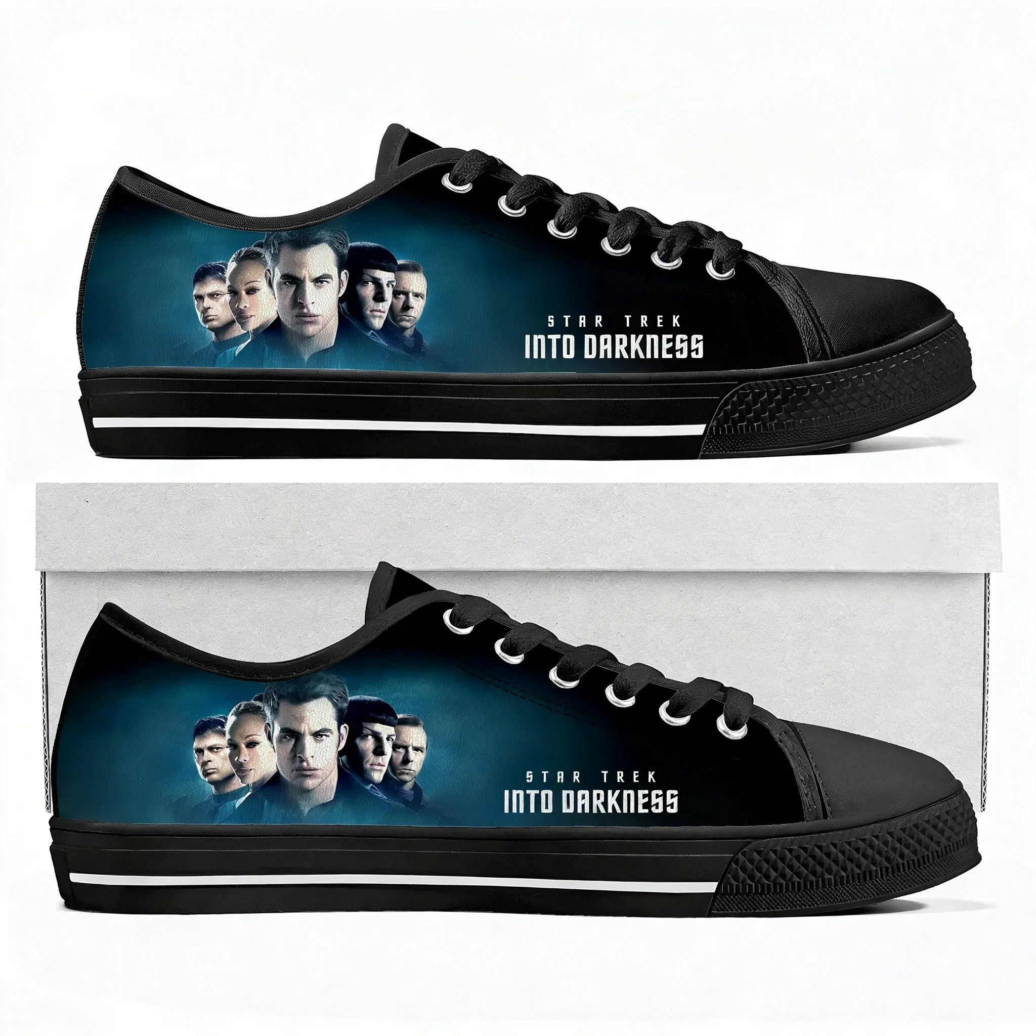 

Star Trek Into Darkness Low Top High Quality Sneaker Men Women Teenager Canvas Sneaker Casual Fashion Patterns Shoe Custom Shoes