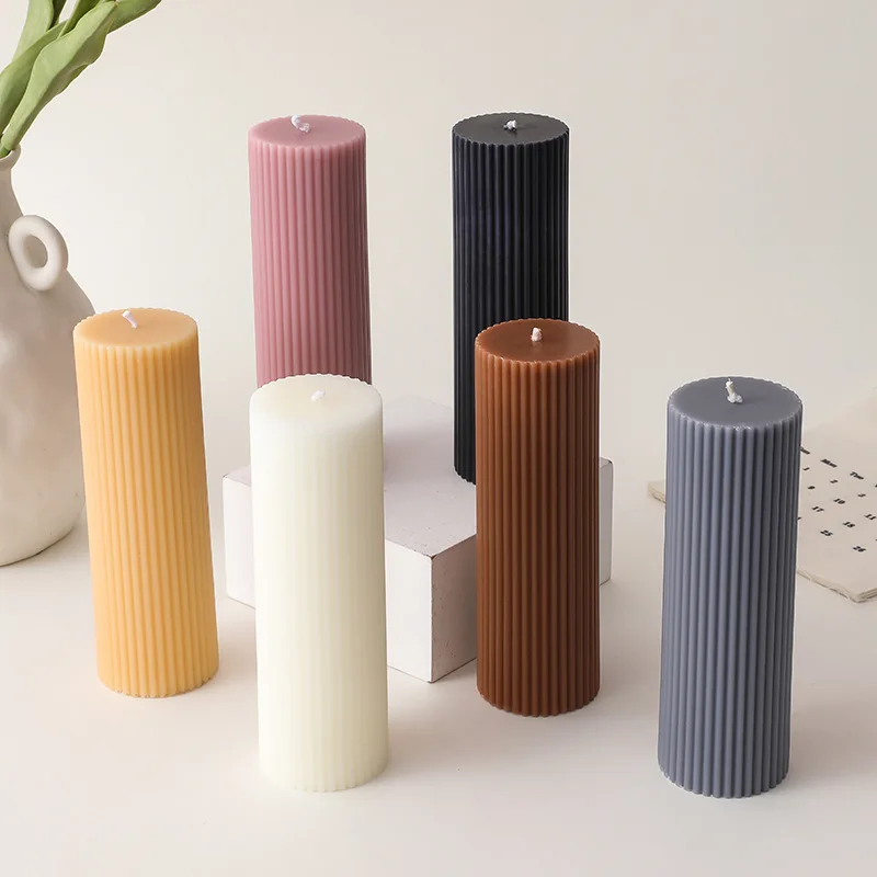 Soy Wax Pillar Candles Scentedless Emergency Lighting Candles Home Decoration