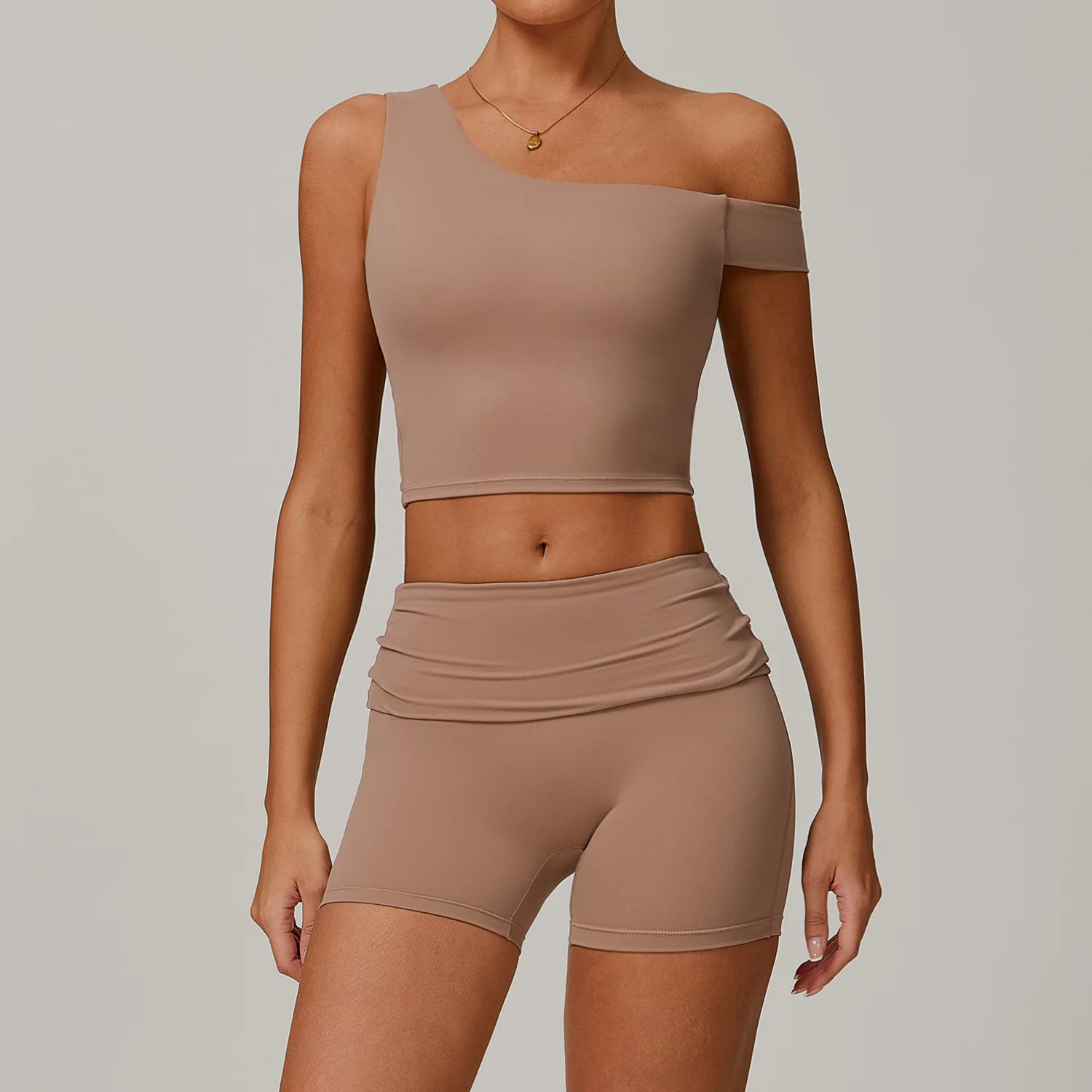 2PCS Yoga Set Workout Sets Frauen Trainingsanzug Gym Push Up Fitness Lauf Workout Kleidung Sport Crop Tops Leggings Anzug Active