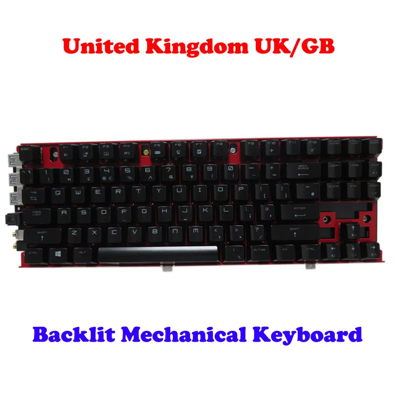 

UK GR TR CZ Mechanical Keyboard For MSI GT80 GT80S GT83 GT83VR MS-1815 OS11815001 OS11815003 MS-1815 GT83VR 7RE 7RF RGB Backlit