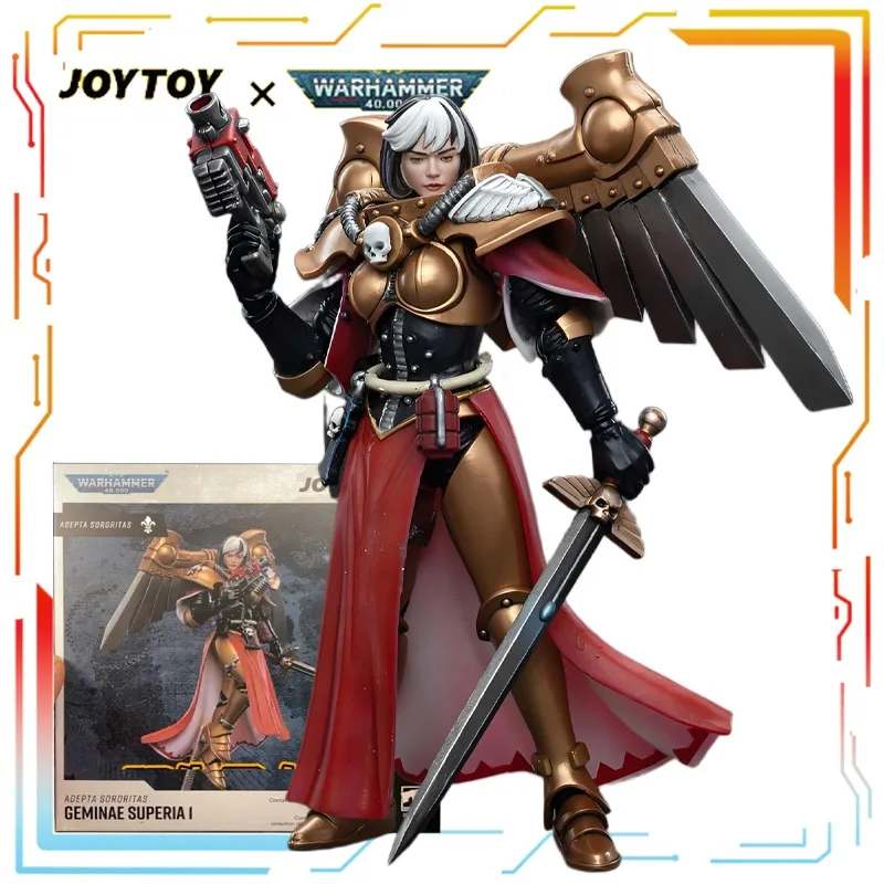 スポット商品 JOYTOY オリジナルウォーハンマー 40k シリーズリビング聖人アニメアクションフィギュア模型玩具グッズモデルギフト男の子のための