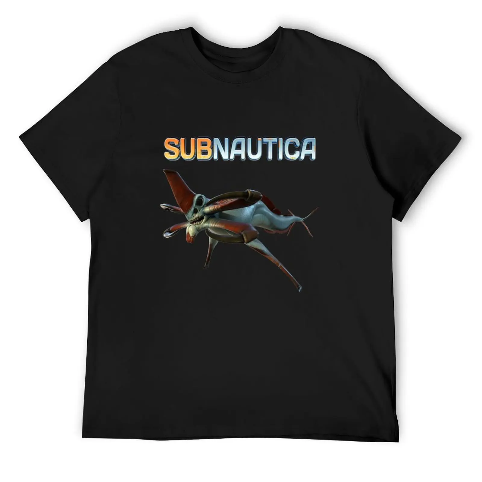 

Subnautica - Reaper Leviathan T-Shirt summer 2025 customizeds plus sizes summer top men clothings