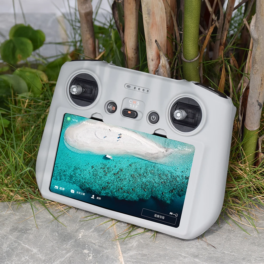 واقي شاشة التحكم عن بعد RC من السيليكون المقاوم للصدمات ومضاد للانزلاق وجهاز التحكم عن بعد لـ DJI Mini 3 Pro