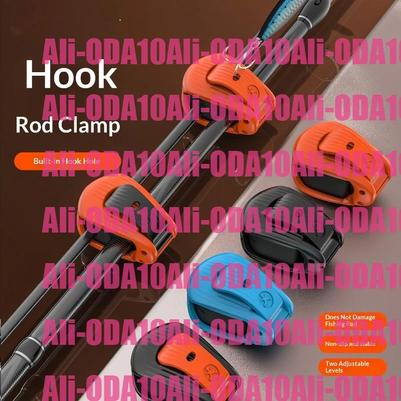 2/4 قطعة حامل قضيب الصيد المثبت كليب قصبة صيد خشبية حامل المدمجة تصميم الصيد رود المثبت حامل قضيب الصيد #1