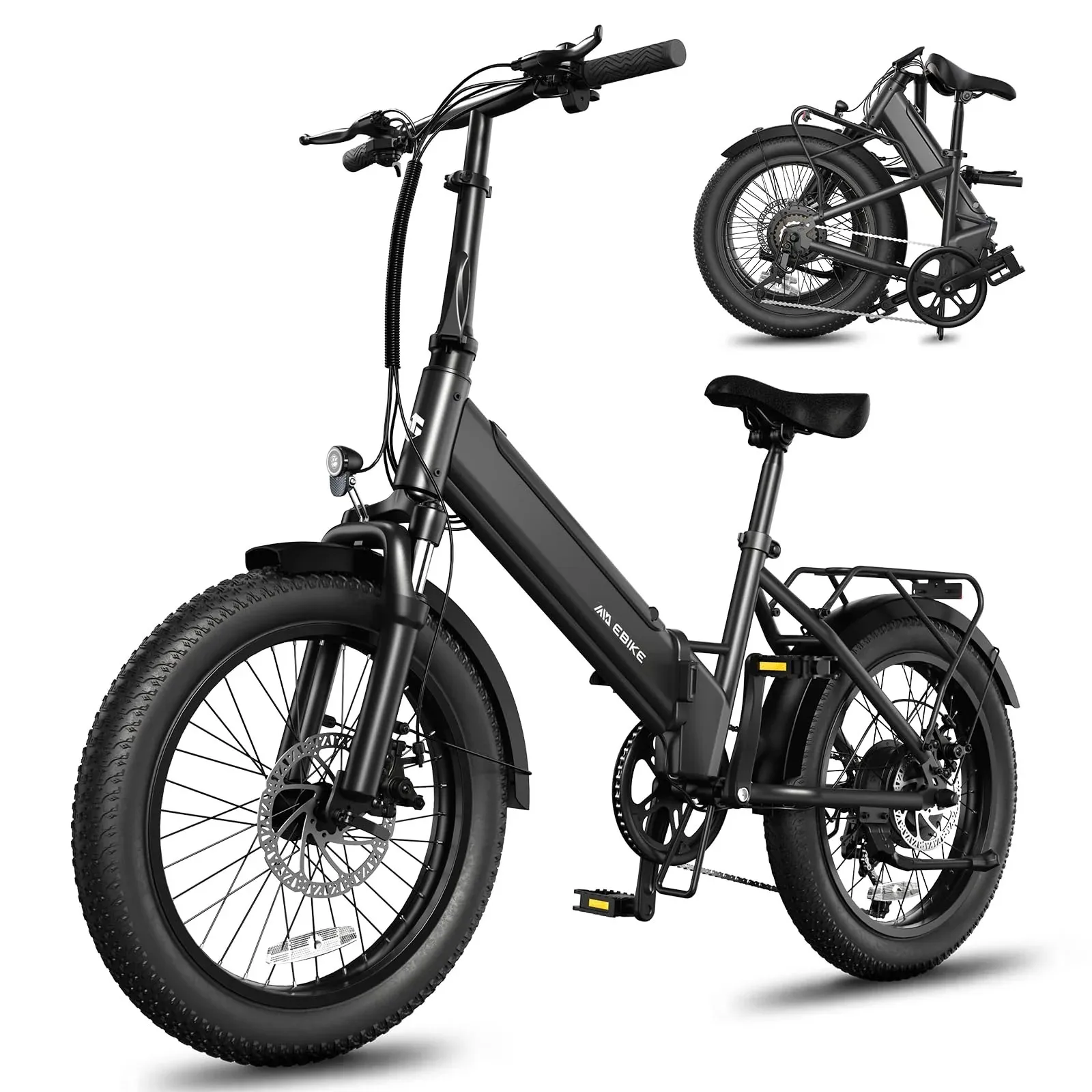 

Yeestep 48V Lithium Battery Folding Electric Bike: UK Warehouse Fat Tire Ebike