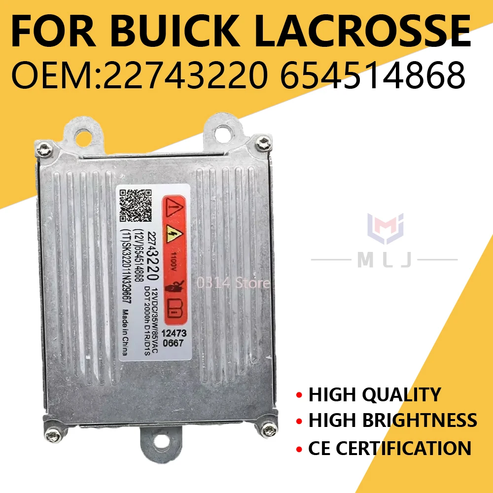 

22743220 654514868 For Buick LaCrosse DRL Ballast Xenon Module D3S D3R 0311003010 0311003091 1324264 Car Accessories Angel Eye