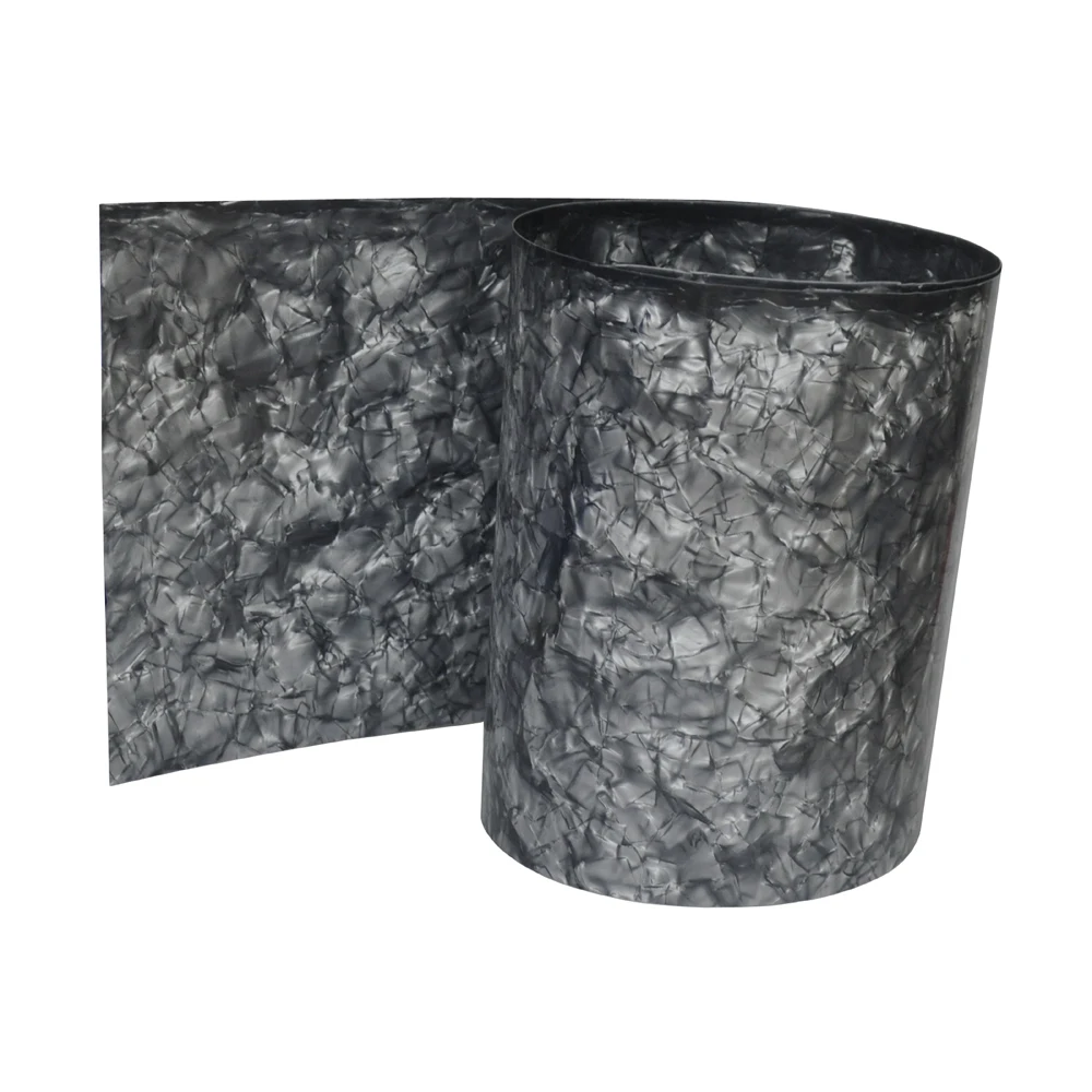 DIY Drum Wrap 500mm x 1580mm Celluloid Sheet 0.5mm Diamond Gray Musical Instrument Deco Sheet
