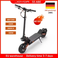 JOYOR S5 ABE Professional Electric Scooter 10-inch Tires 500W Motor 20km/h 48V 13Ah Battery Adult E-Scooter Dual Disc Brakes