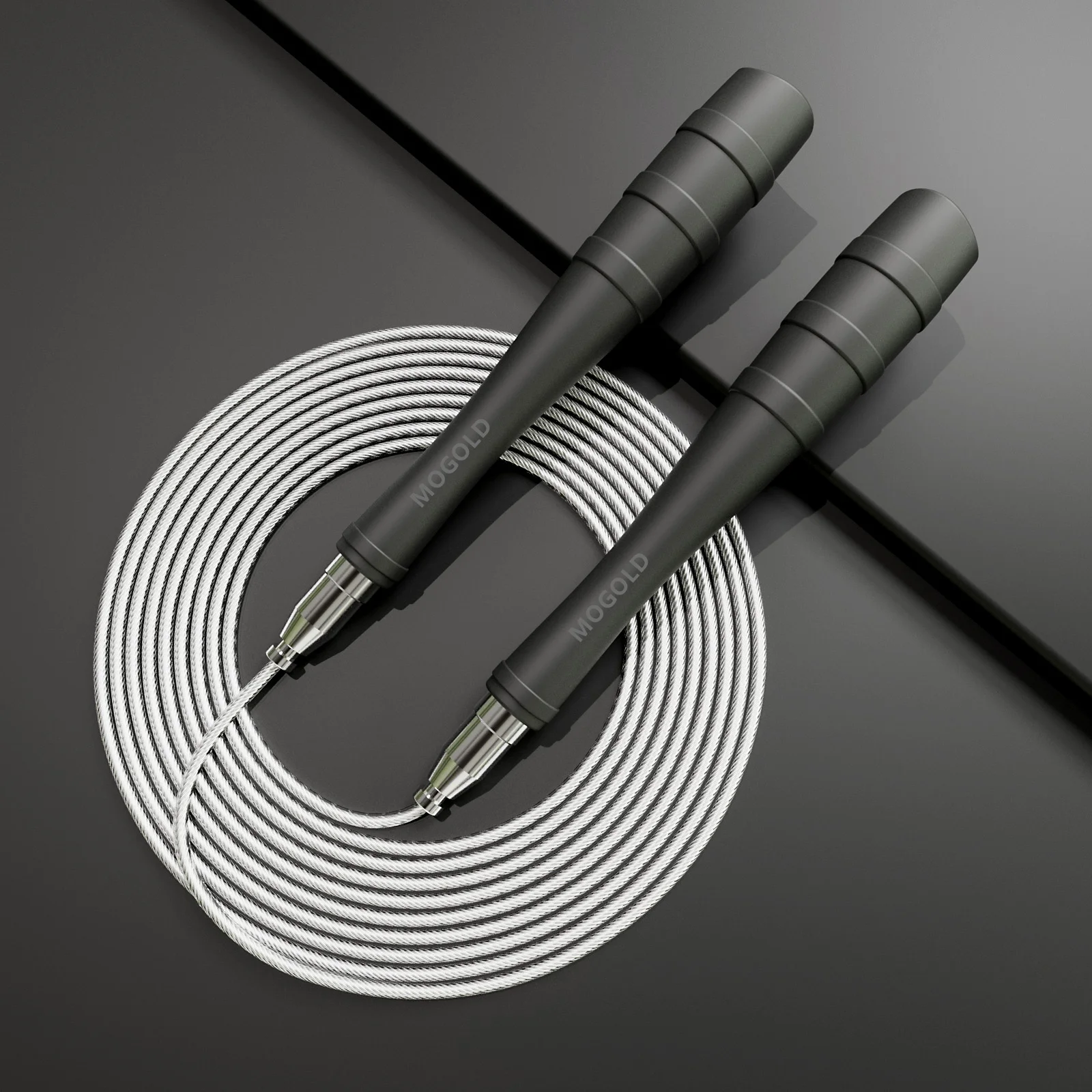 

Высокоскоростная скакалка для фитнеса и гонок, подходит для человеческой аэробики, ручка из алюминиевого сплава, регулируемая длина веревки