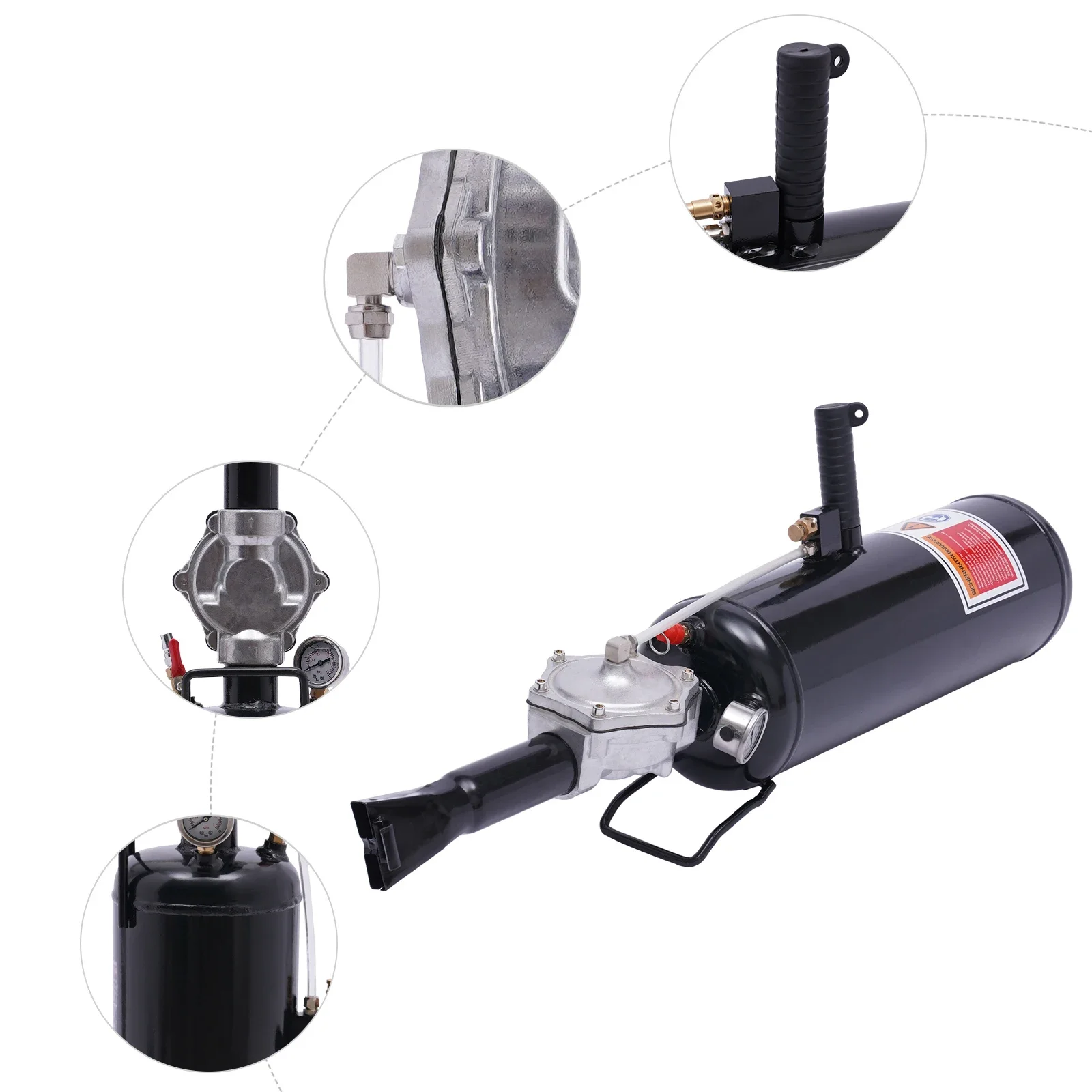 Portable 8L Tire Pump – Fast Inflation, Compact & Durable, Ideal for Car, Motorcycle, & Electric Vehicle Tires