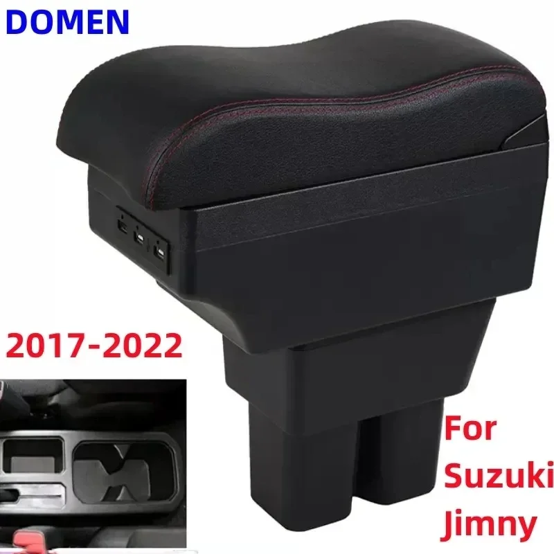 

NEW For Suzuki Jimny Armrest box For Suzuki Jimny JB74 2023 - 2019 Car Armrest Storage Box Retrofit part Car Accessorie USB