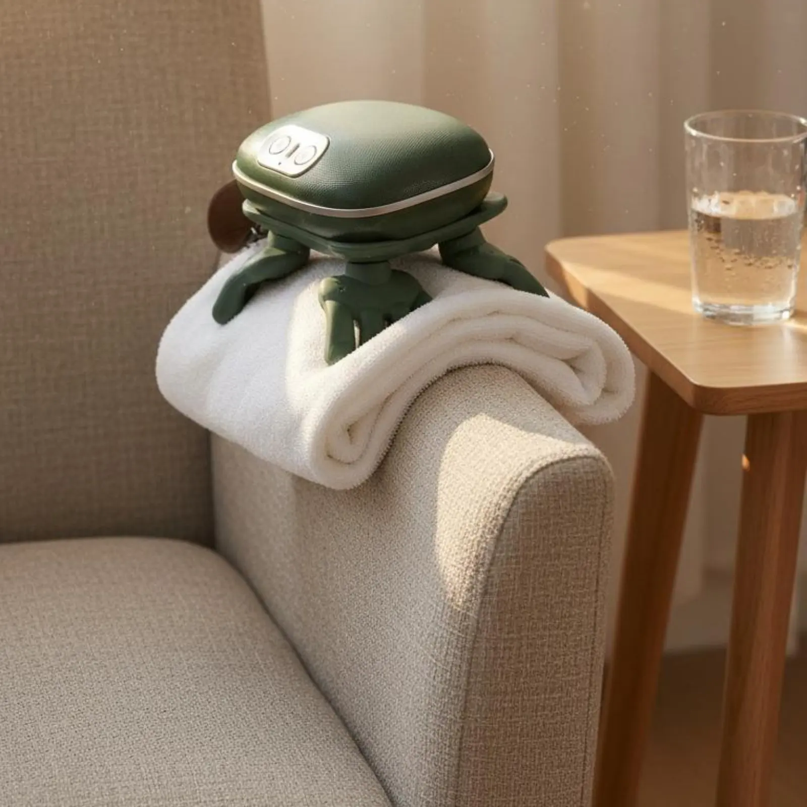 

Electric Cervical Spine Massager Versatile Wearable Neck and Shoulder Massager for Office