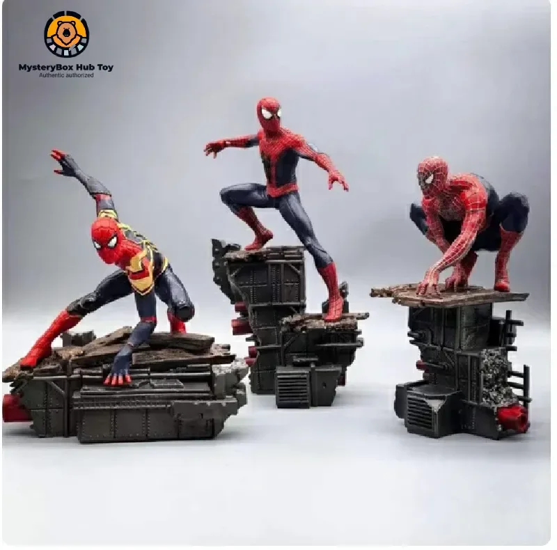 

23cm 18cm Marvel Movie Spider-Man Peripheral Series Peter Parker Figure Model Box Figure Boy Birthday Gift Halloween Gift