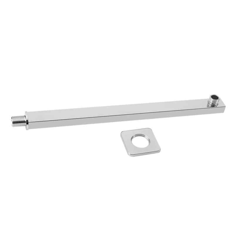 

35cm Stainless Steel Solid Construction Wall Mounted Shower Extension Arm For Shower Head