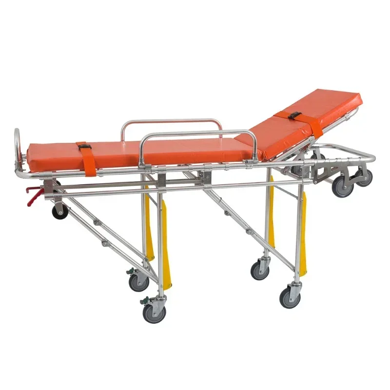 H-3A Aluminum Alloy Emergency Automatic Loading Folding Ambulance Patient Stretcher