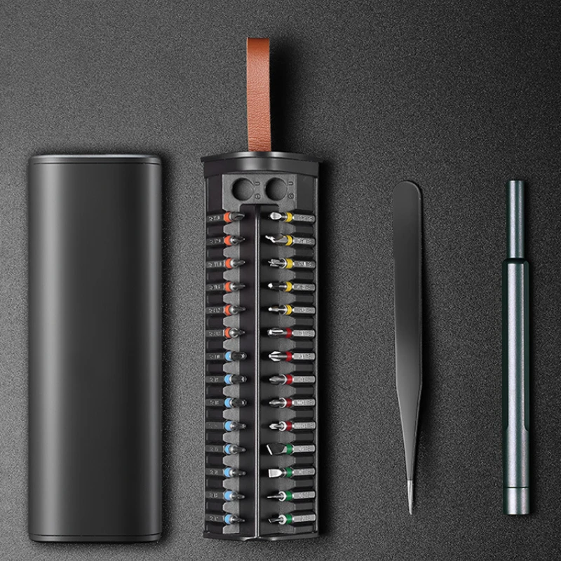 New 30 in 1 Screwdriver Aluminum+S2 Alloy Steel Magnetic Bit Household Precision Glass Watch Screw Driver Set Manual Tool