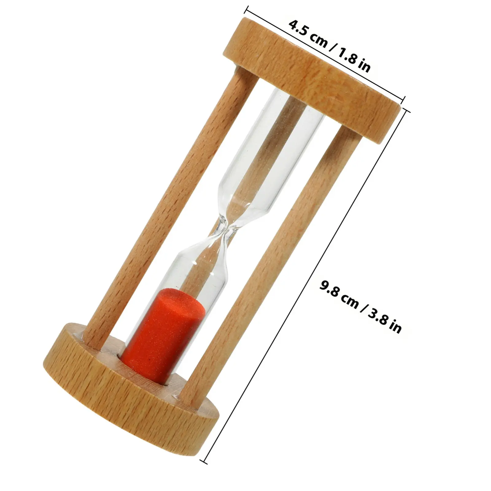 3 Min Timer Desk Clock Pink Sand Clocks Decor Hour Glasses Vintage Hourglass with