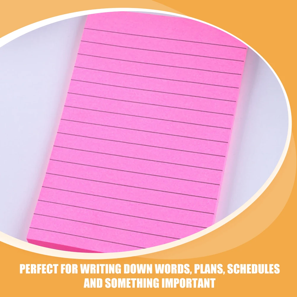 2pcs Self-Adhesive Memo Colored Small Note Pads Portable For School Office Home Kawaii Notepads Adhesive Tabs