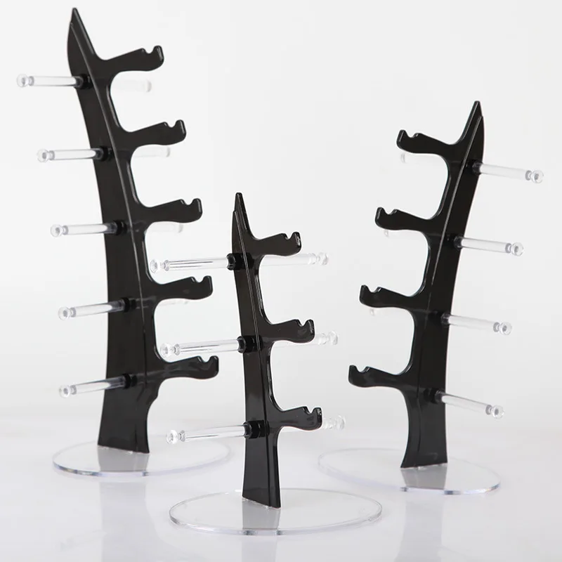5 Layers Sunglasses Glasses Show Rack Counter Display Stand Holder Jewelry Packaging & Display Clear